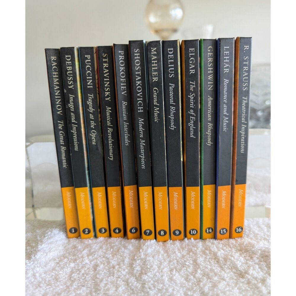 Lot of 12 Classic Composers  "Modern“ Classic Composers with booklets